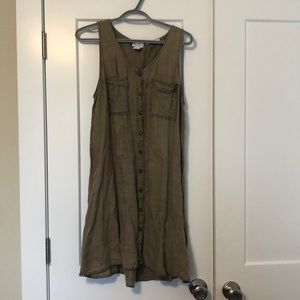 Nicole Miller, Size Large, Olive Green